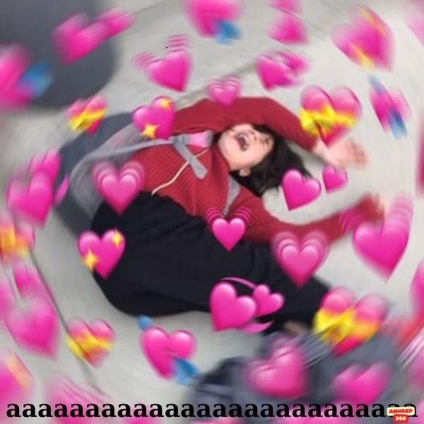 hình meme trái tim hài