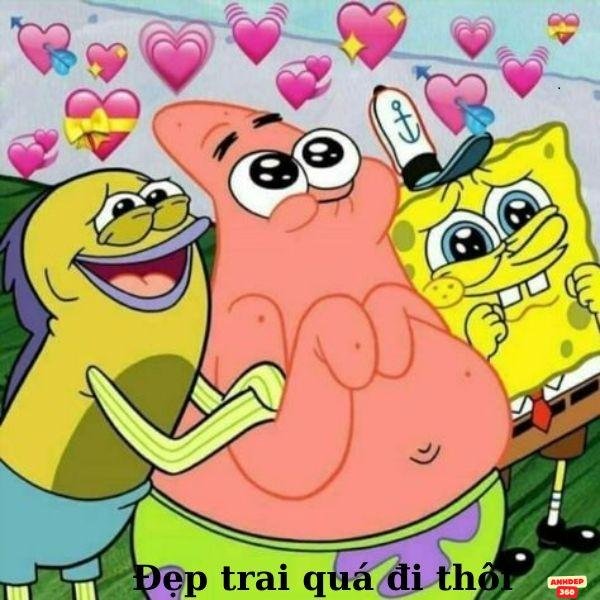 hình meme trái tim siêu bựa