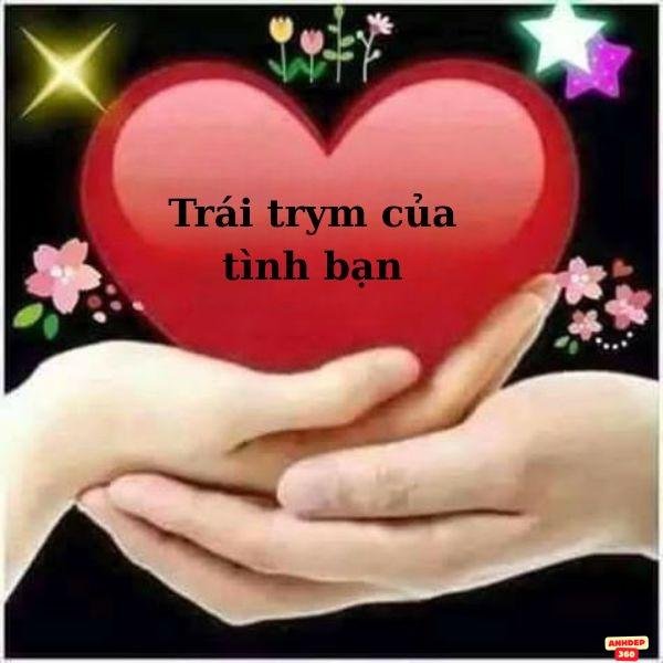 hình meme trái tim troll