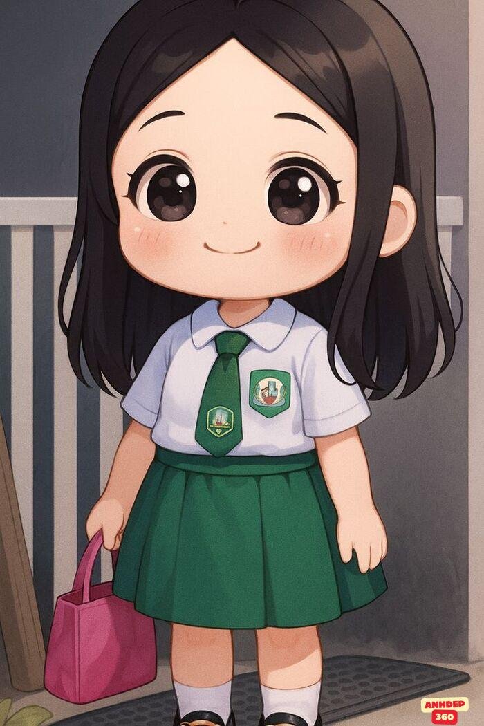 học sinh chibi cute