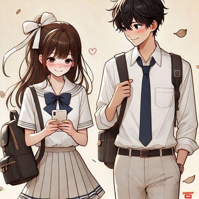 học sinh chibi siêu cute