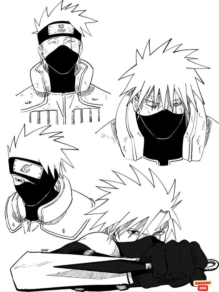 kakashi hatake màu đẹp