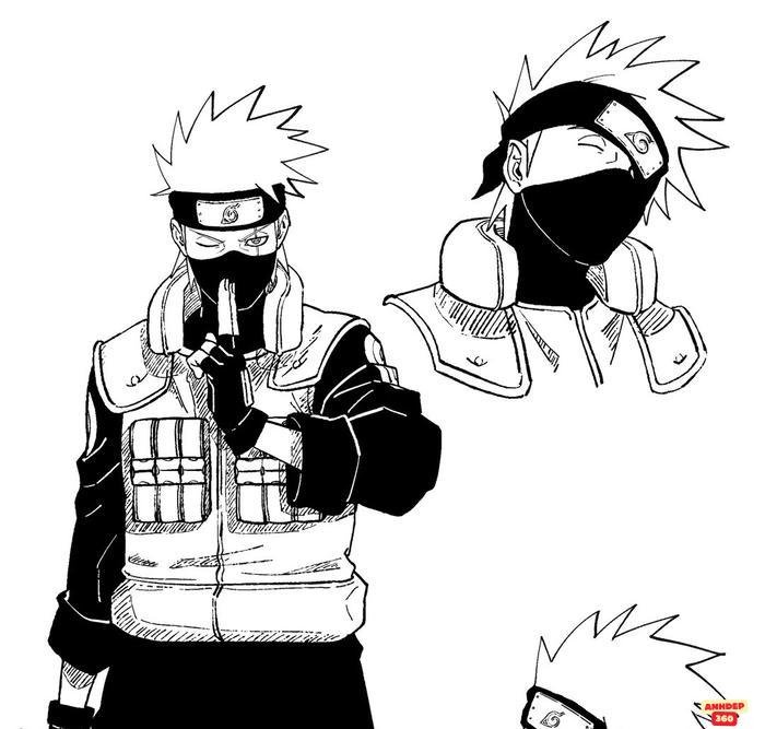 kakashi hatake vẽ đẹp