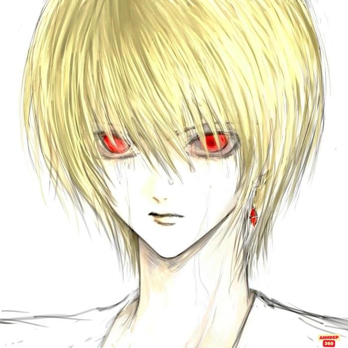 kurapika mắt đỏ