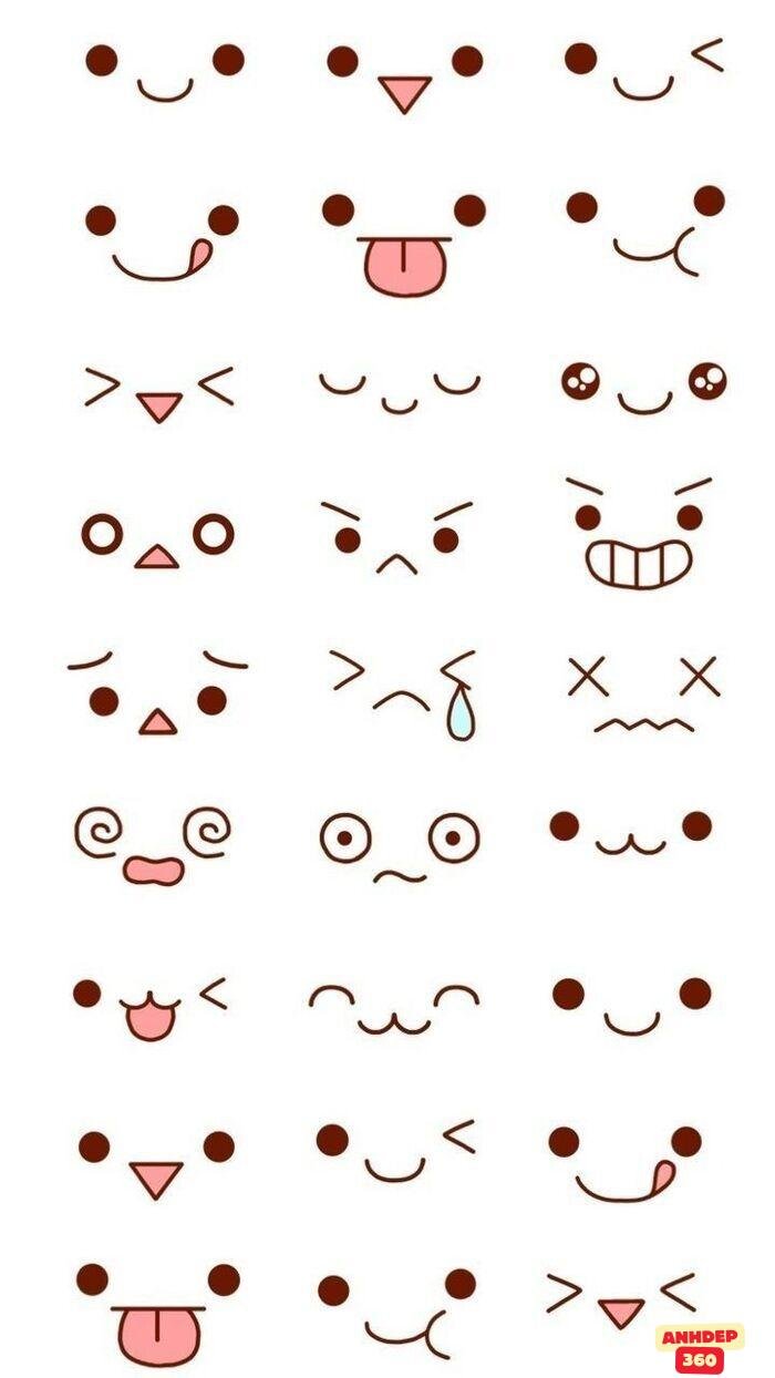 mắt chibi cute xỉu