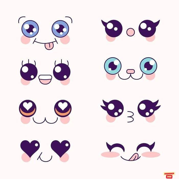 mắt chibi xinh nhất