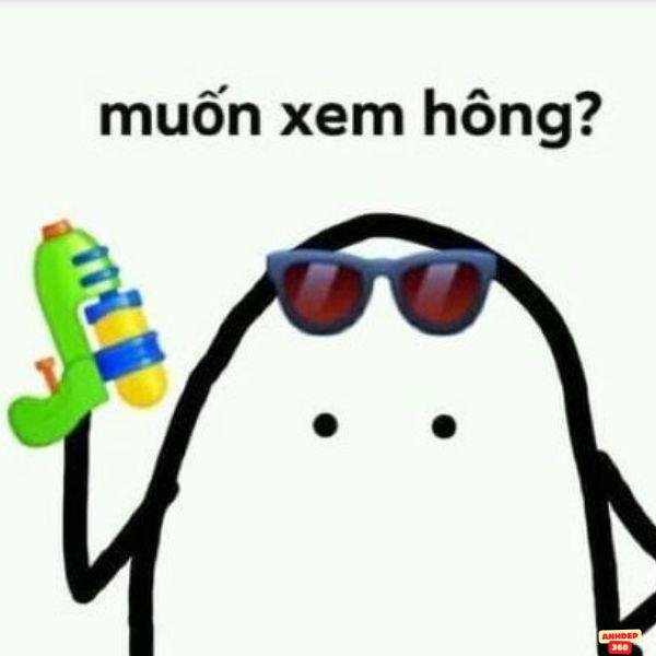 meme cầm súng cute