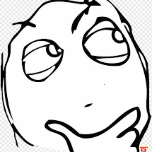 meme chống tay suy nghĩ