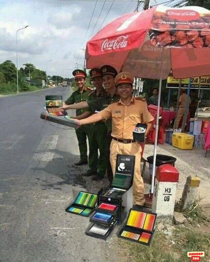 meme công an chế hài