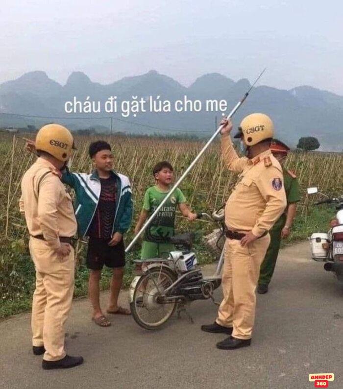 meme công an hài nhất