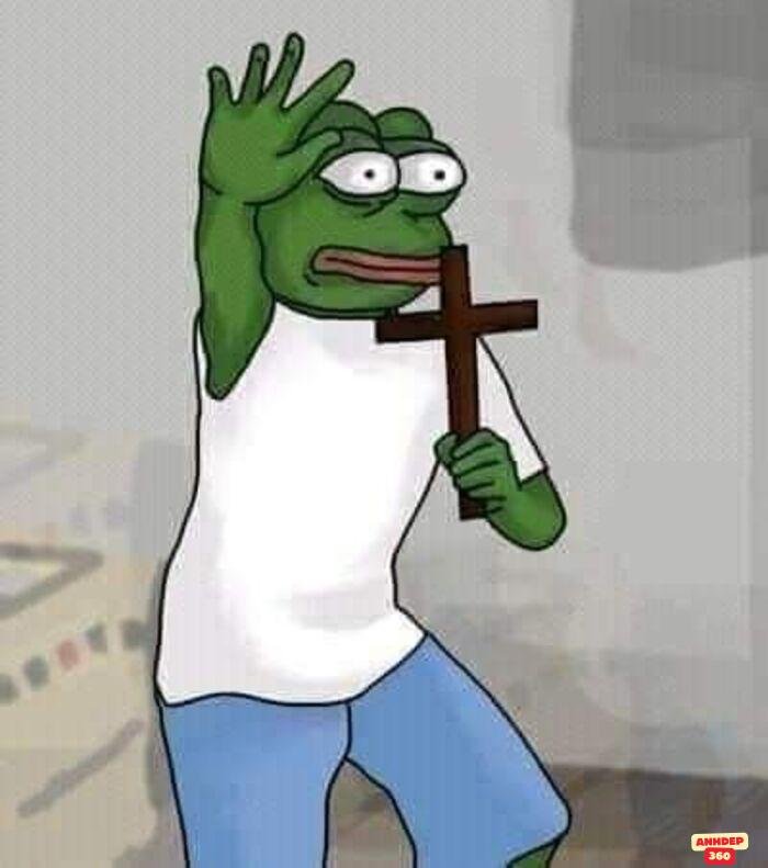 meme ếch thánh giá