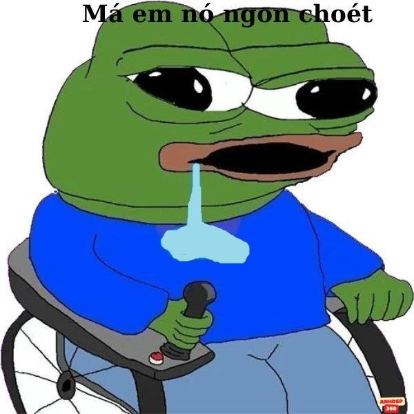 meme ếch xanh ngồi xe năn