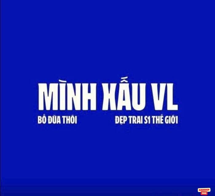 meme font xanh dương