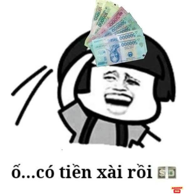 meme hài tiền cực buồn cười