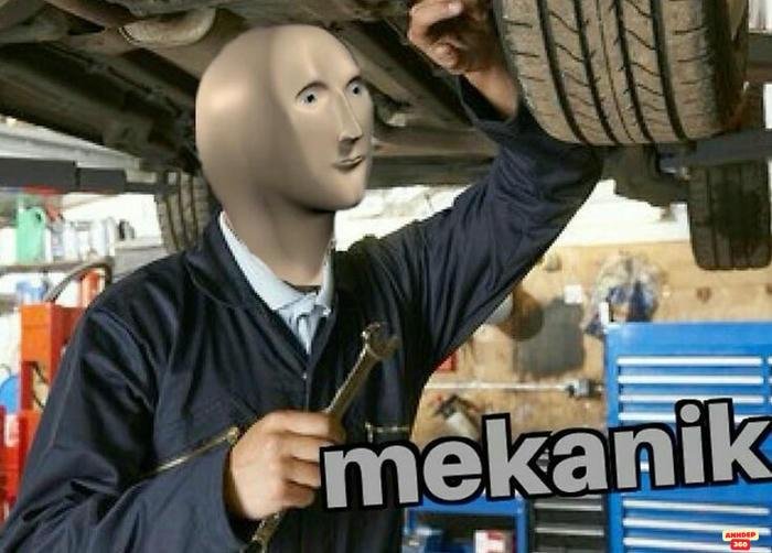 meme man mekanik