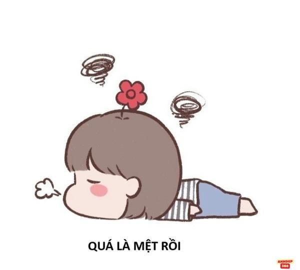 meme mệt mỏi haiz