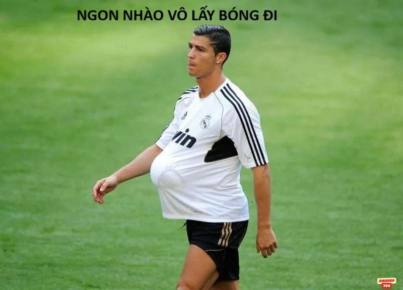 meme ronaldo hd siêu thực bựa