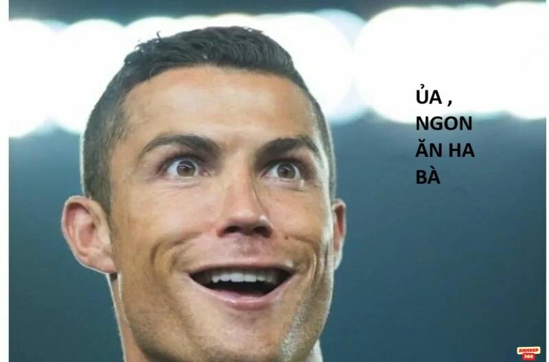 meme ronaldo phá cách hài hước