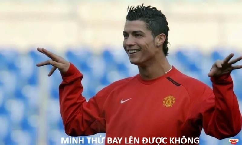 meme ronaldo sống động hài