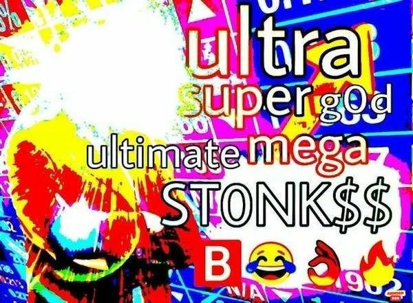 meme stonks hình hài hước