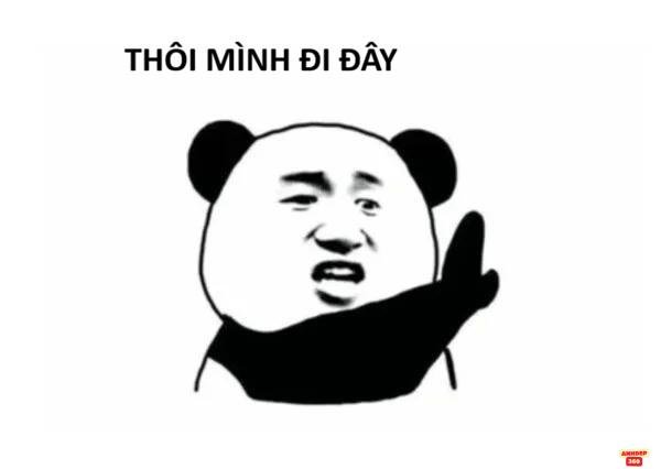 meme tạm biệt hình bựa