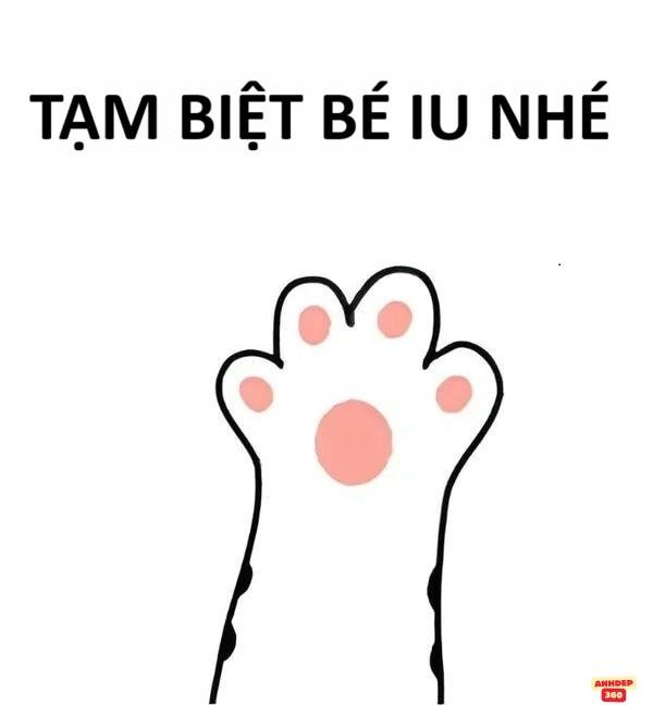 meme tạm biệt vẽ bựa đẹp