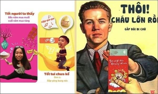 meme tết nghệ thuật bựa