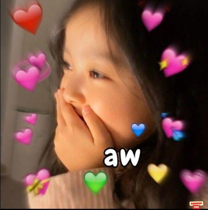 Bộ sưu tập ảnh meme tình yêu dễ thương