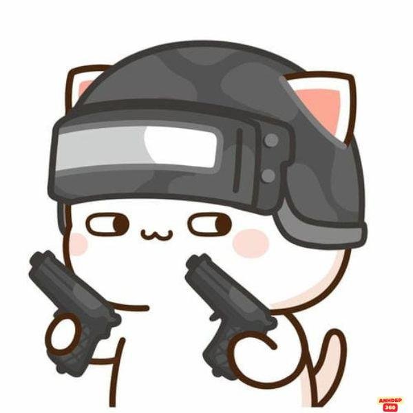 mèo cầm súng