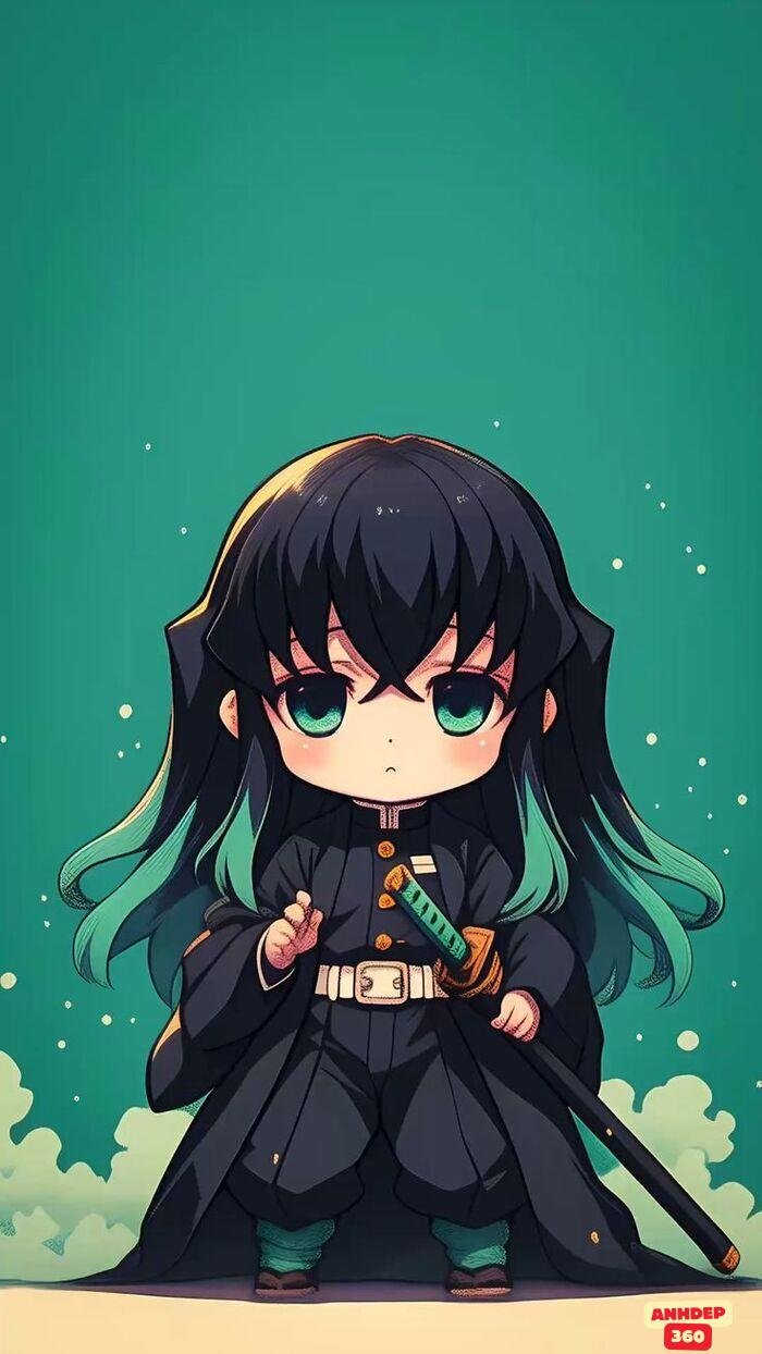 Tải ngay bộ ảnh Muichirou chibi cực cute