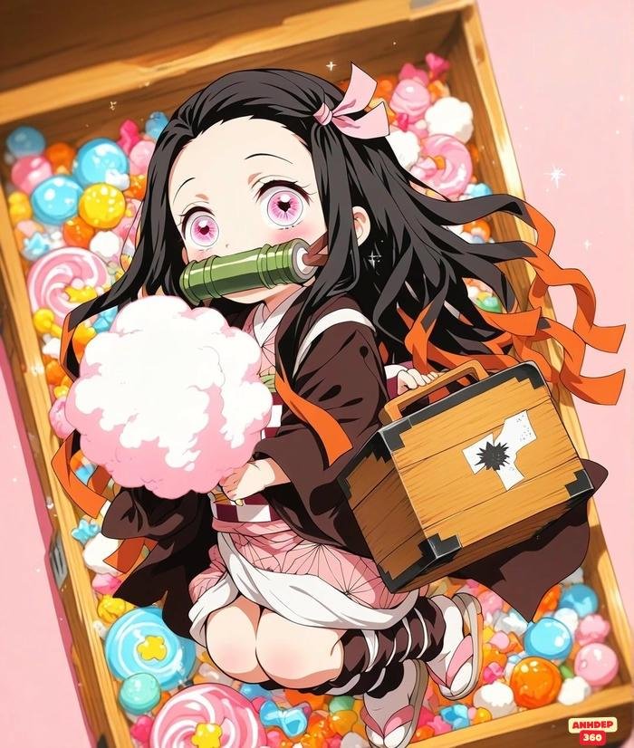 nezuko kamado lung linh hd