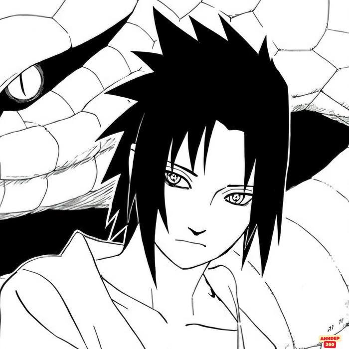 sasuke uchiha sống động hd