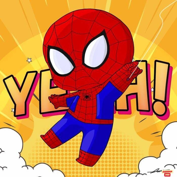 spiderman chibi cực cute