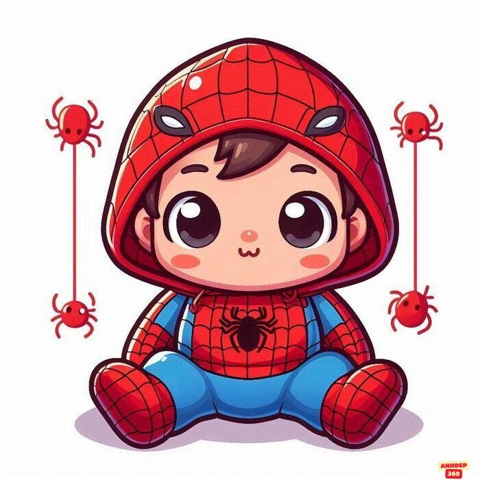 Bộ sưu tập ảnh Spiderman chibi 4K
