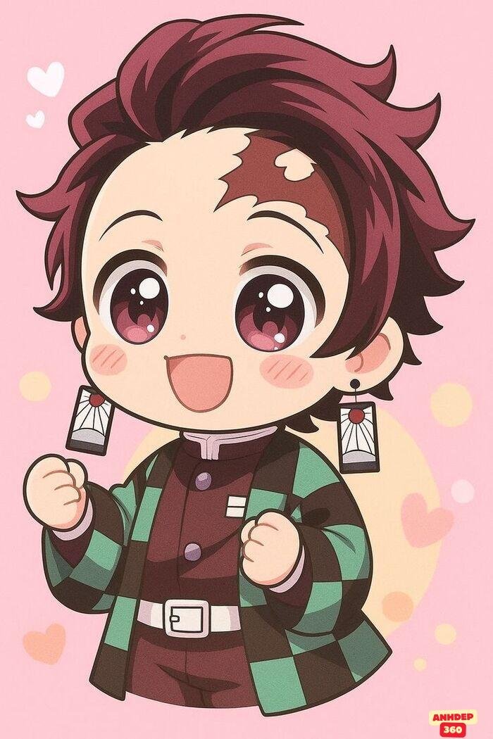 tanjiro chibi đẹp cute