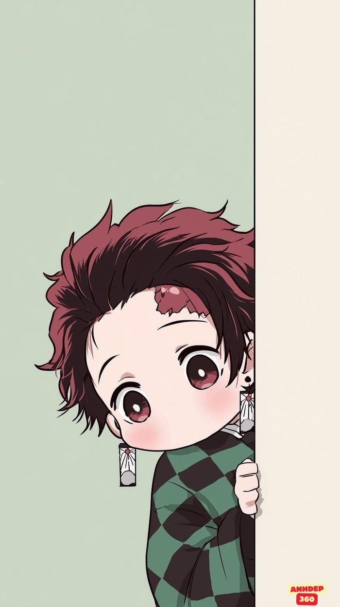 tanjiro chibi siêu cute