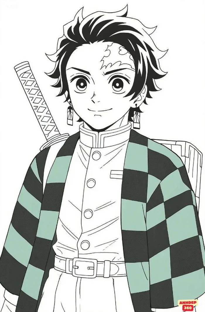 tanjiro kamado rạng rỡ 4k