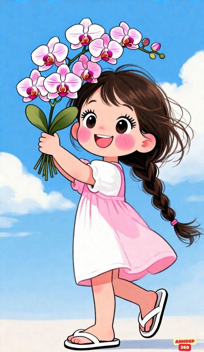 tranh chibi đẹp yêu