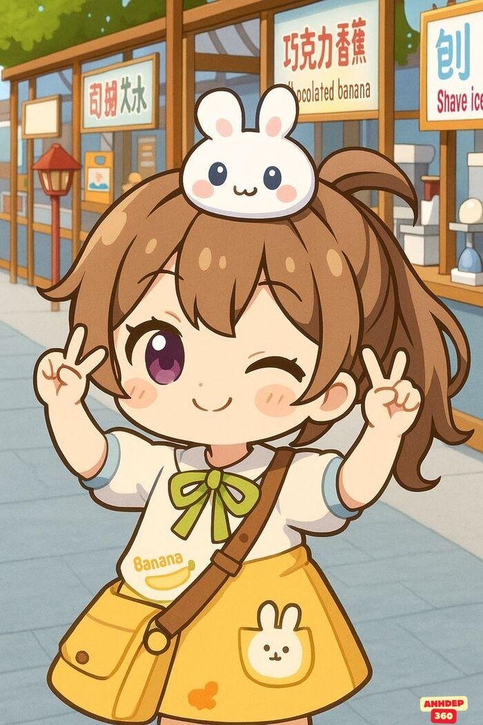 tranh chibi siêu yêu