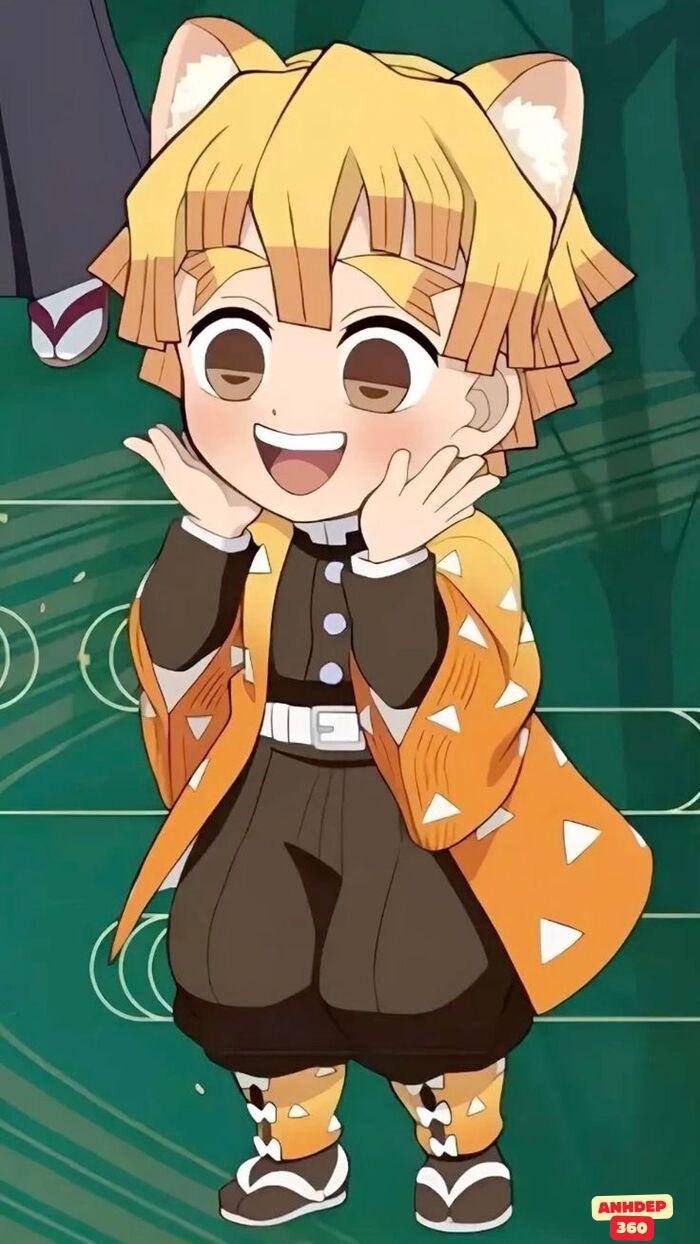 zenitsu chibi cực cute