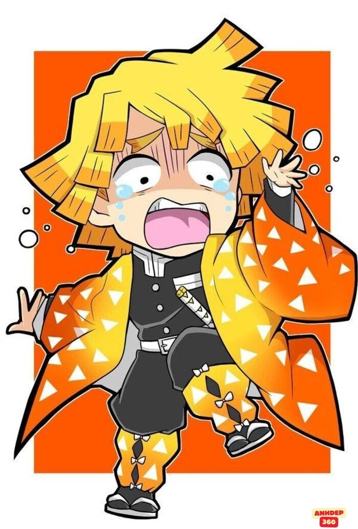 zenitsu chibi cực đáng yêu