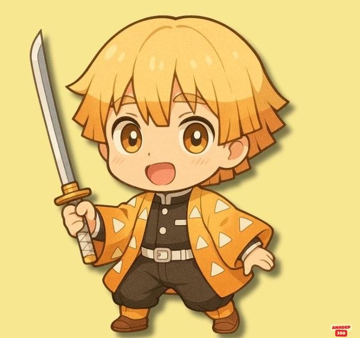 zenitsu chibi cực xinh