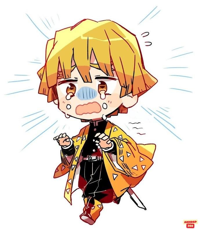 zenitsu chibi cute xinh