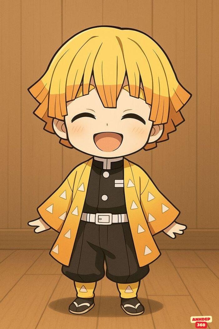 zenitsu chibi siêu xinh