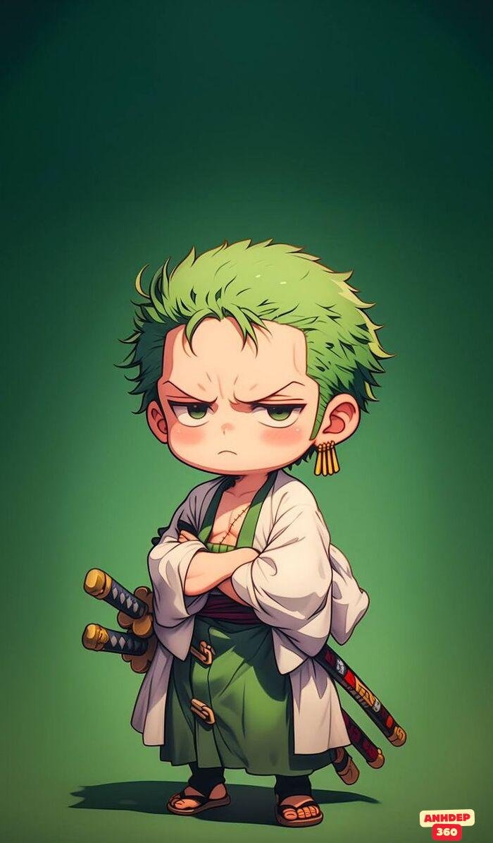 zoro chibi 3d