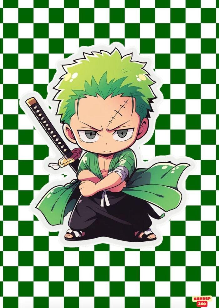 zoro chibi ngầu lòi