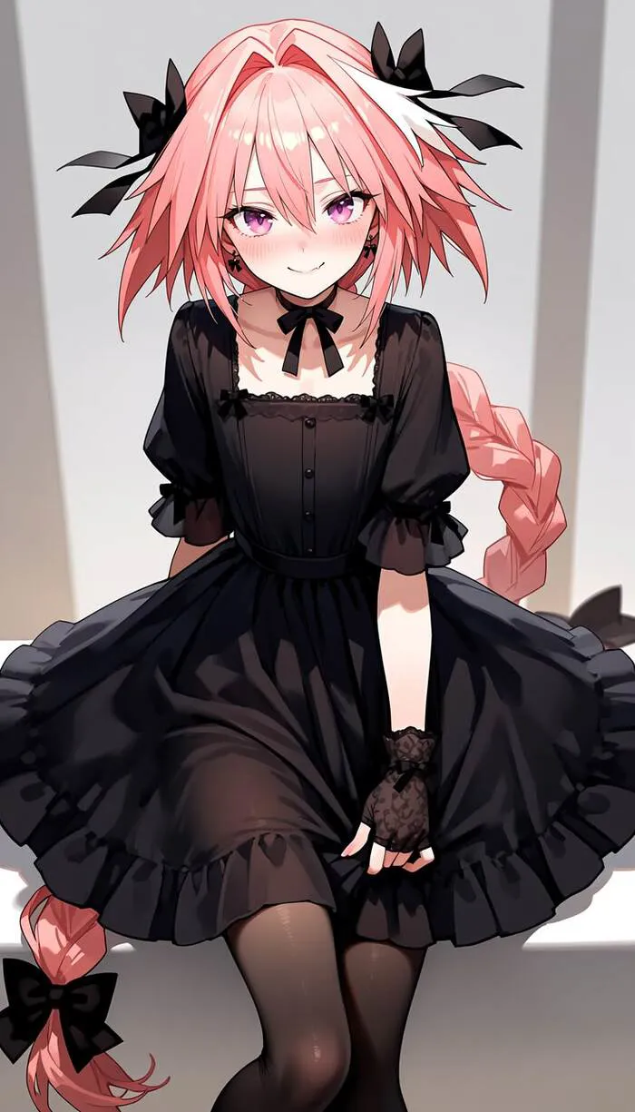 ảnh anime gái xinh slay tóc hồng