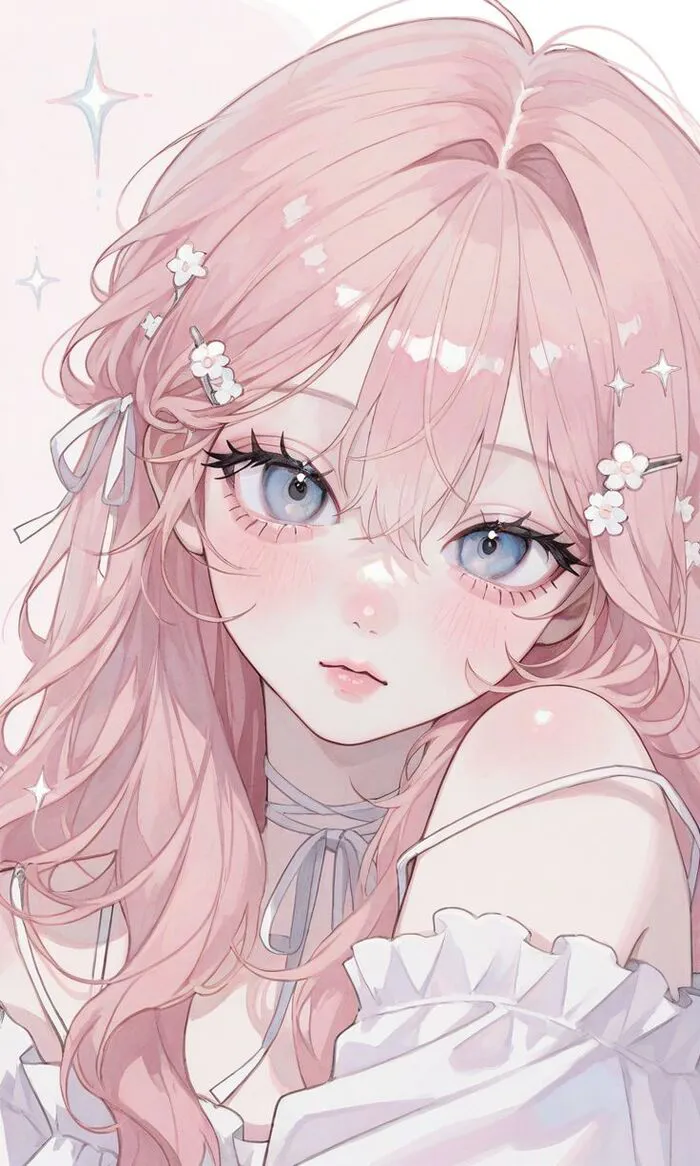 ảnh anime nữ tóc hồng ảnh anime nữ tóc hồng