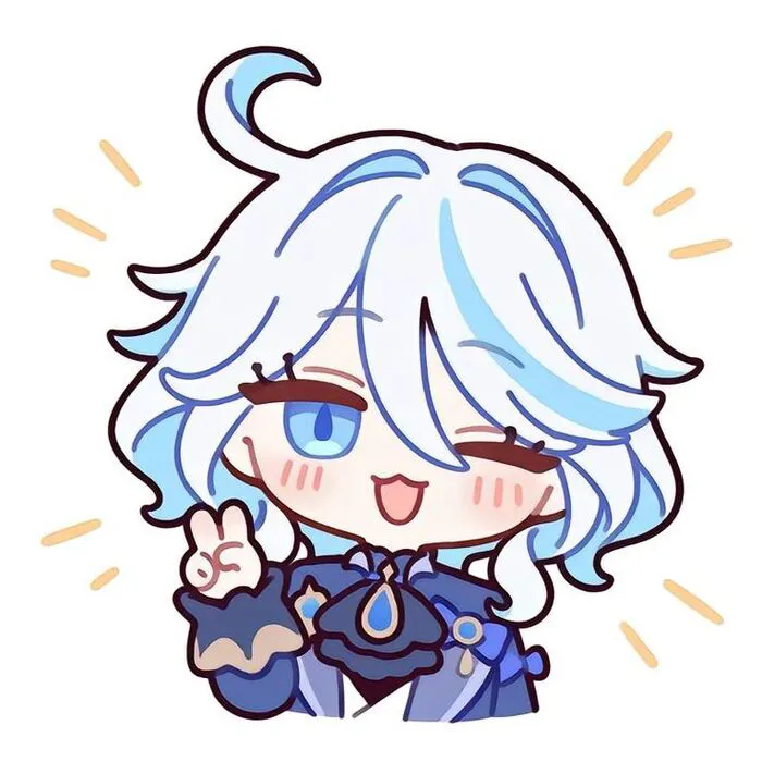 ảnh furina chibi nháy mắt ảnh furina chibi nháy mắt
