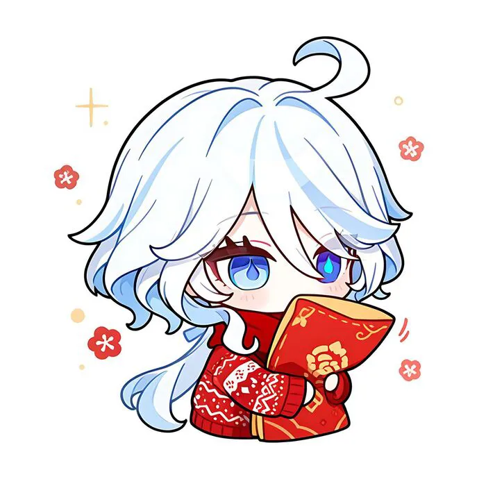 ảnh furina chibi tết ảnh furina chibi tết